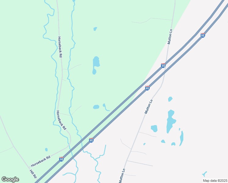 map of restaurants, bars, coffee shops, grocery stores, and more near Interstate 95 in Clinton