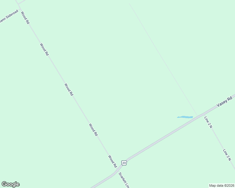 map of restaurants, bars, coffee shops, grocery stores, and more near 1125 Wood Road in Simcoe County