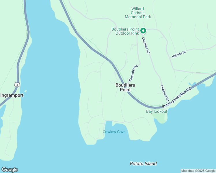 map of restaurants, bars, coffee shops, grocery stores, and more near 10 Spruce Lane in Boutiliers Point