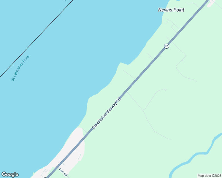 map of restaurants, bars, coffee shops, grocery stores, and more near 6465 Highway 37 in Ogdensburg