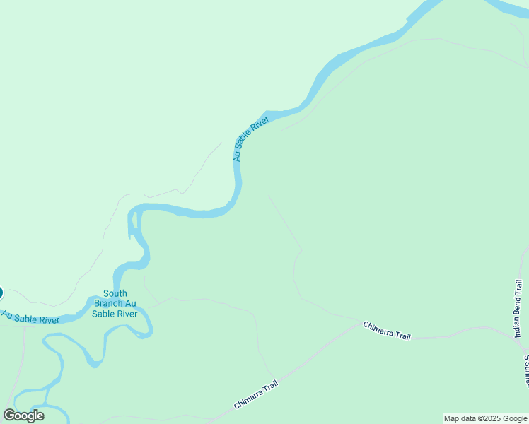 map of restaurants, bars, coffee shops, grocery stores, and more near 1600-1606 Cooksey Trail in Grayling