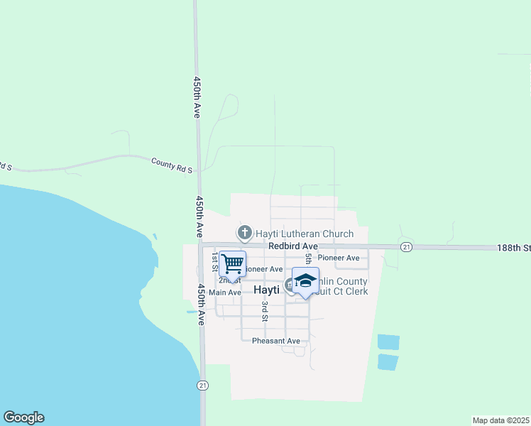 map of restaurants, bars, coffee shops, grocery stores, and more near 87 3rd Street in Hayti