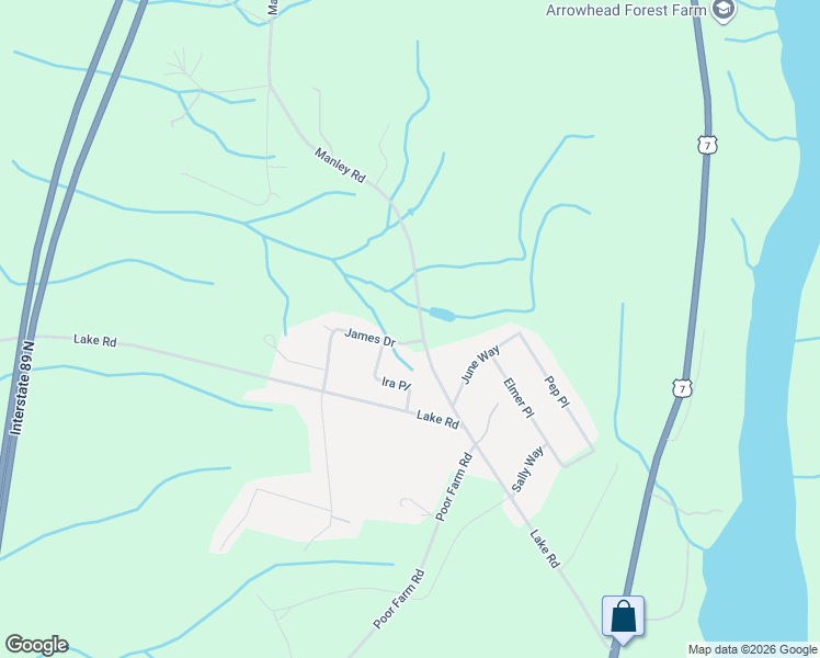 map of restaurants, bars, coffee shops, grocery stores, and more near 58 James Drive in Milton