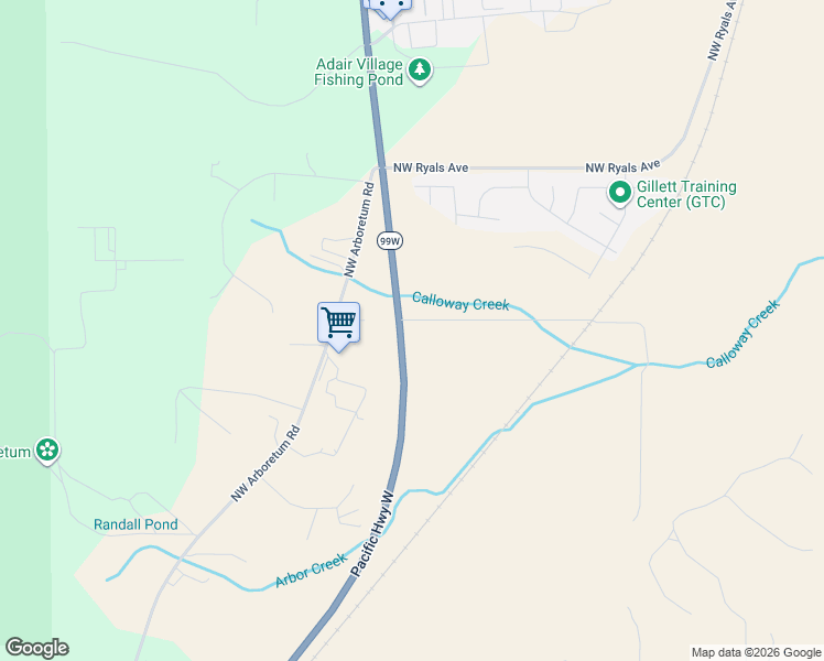 map of restaurants, bars, coffee shops, grocery stores, and more near 122 Northeast Crane Lane in Corvallis