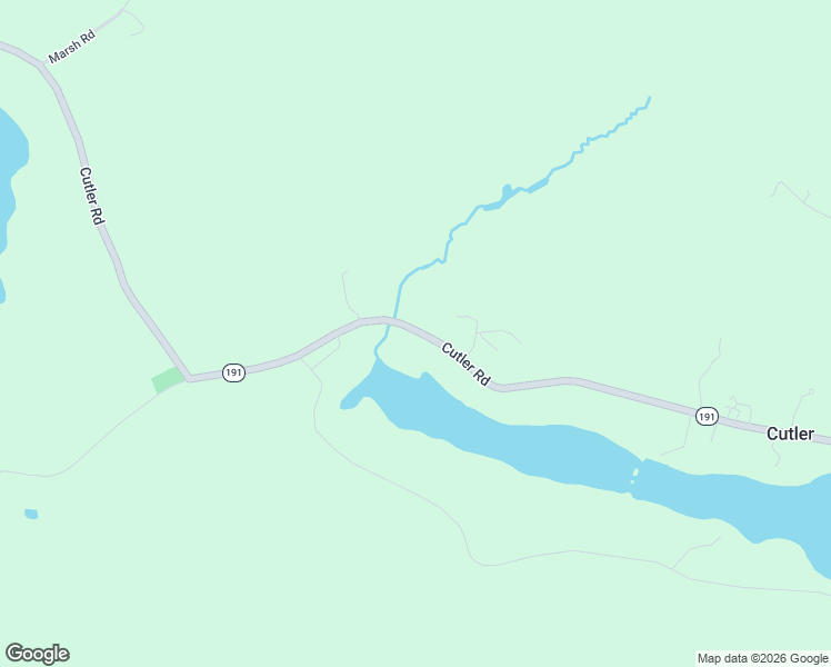 map of restaurants, bars, coffee shops, grocery stores, and more near 2488 Cutler Road in Cutler