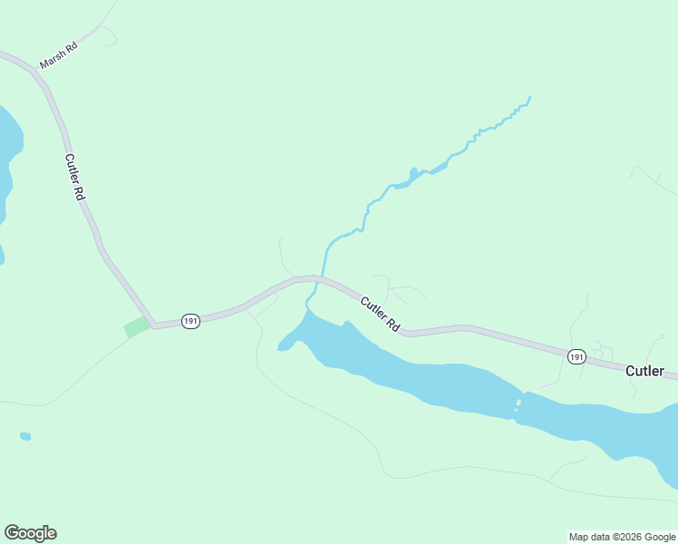 map of restaurants, bars, coffee shops, grocery stores, and more near 2488 Cutler Road in Cutler