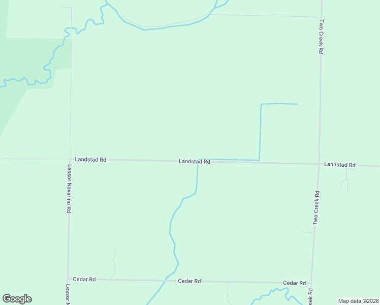 map of restaurants, bars, coffee shops, grocery stores, and more near Landstad Rd in Bonduel