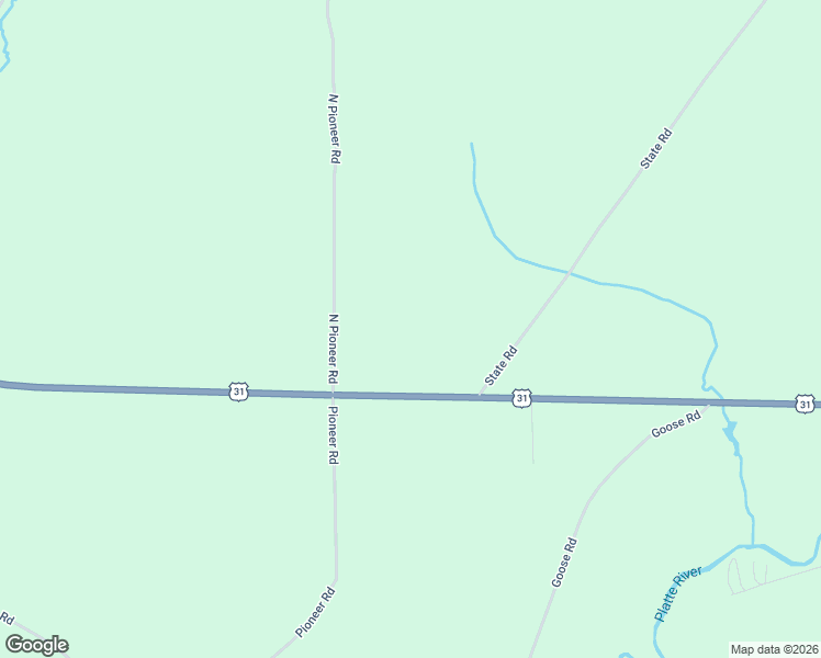 map of restaurants, bars, coffee shops, grocery stores, and more near 13236 U.S. 31 in Beulah