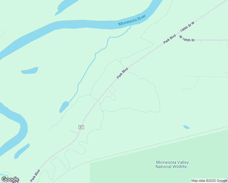 map of restaurants, bars, coffee shops, grocery stores, and more near 19825 Park Boulevard in Jordan
