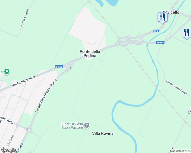 map of restaurants, bars, coffee shops, grocery stores, and more near 240 Strada Fossa Monda Nord in Provincia di Modena