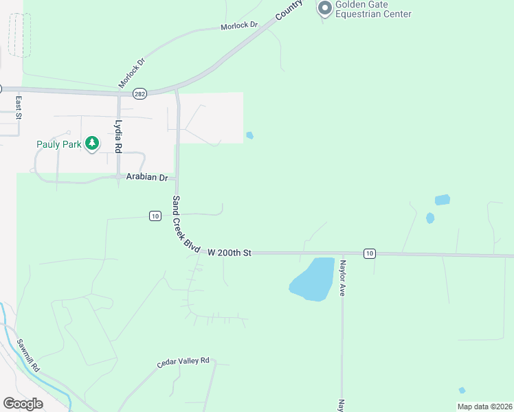 map of restaurants, bars, coffee shops, grocery stores, and more near 4406 Sand Creek Boulevard in Jordan