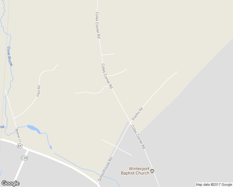 map of restaurants, bars, coffee shops, grocery stores, and more near 251 Coles Corner Road in Winterport