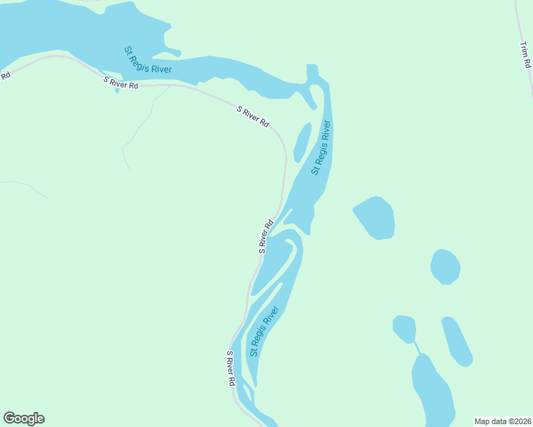 map of restaurants, bars, coffee shops, grocery stores, and more near 32-98 South River Road in Saint Regis Falls