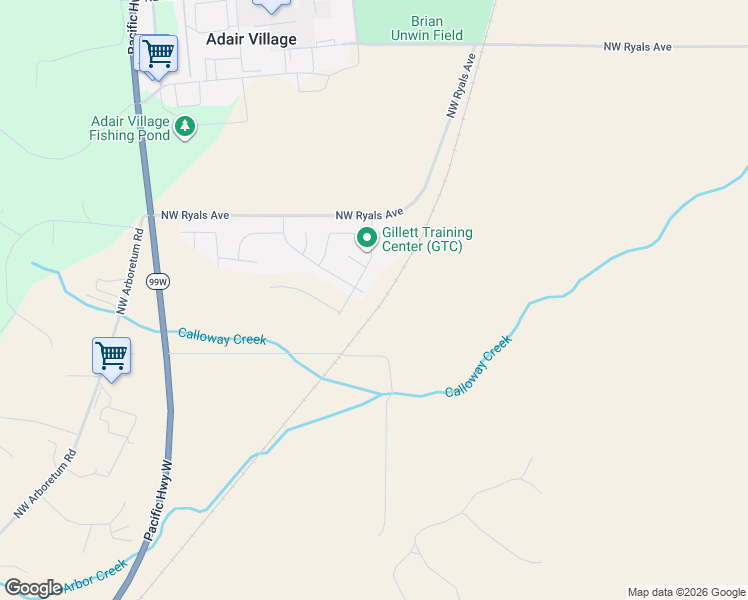 map of restaurants, bars, coffee shops, grocery stores, and more near in Benton County