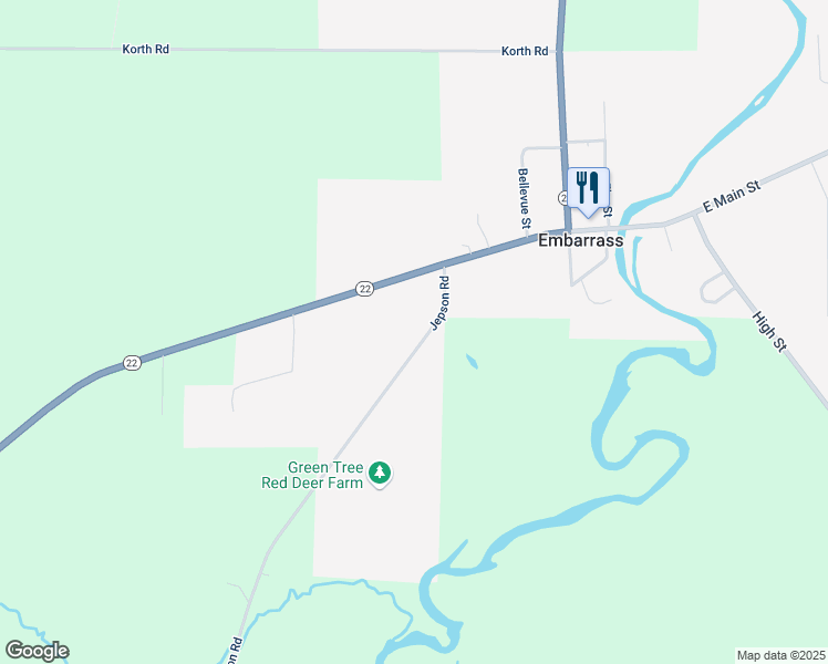 map of restaurants, bars, coffee shops, grocery stores, and more near 201 Jepson Road in Clintonville