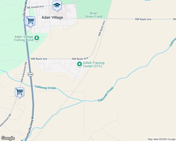 map of restaurants, bars, coffee shops, grocery stores, and more near 7323 Dot Street in Corvallis