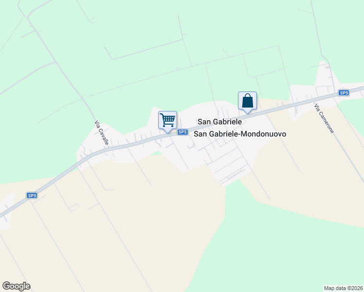 map of restaurants, bars, coffee shops, grocery stores, and more near 11 Via Giuseppe Saragat in San Gabriele-mondonuovo