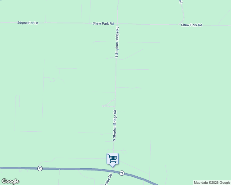 map of restaurants, bars, coffee shops, grocery stores, and more near 1460 South Stephan Bridge Road in Grayling