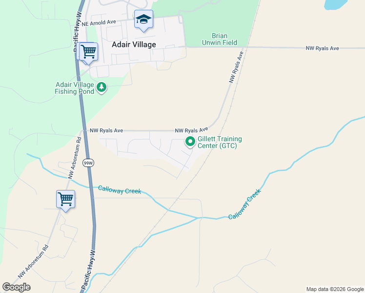map of restaurants, bars, coffee shops, grocery stores, and more near 3993 Southeast Weigel Street in Corvallis