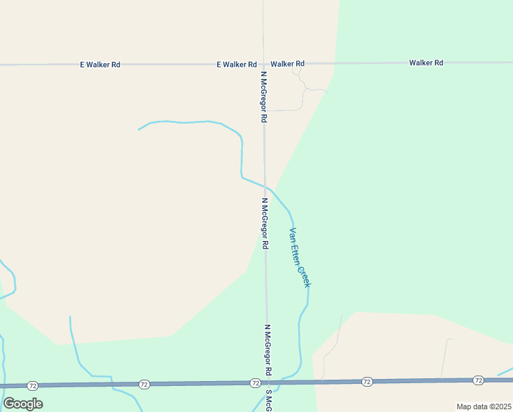 map of restaurants, bars, coffee shops, grocery stores, and more near 275 North McGregor Road in Harrisville