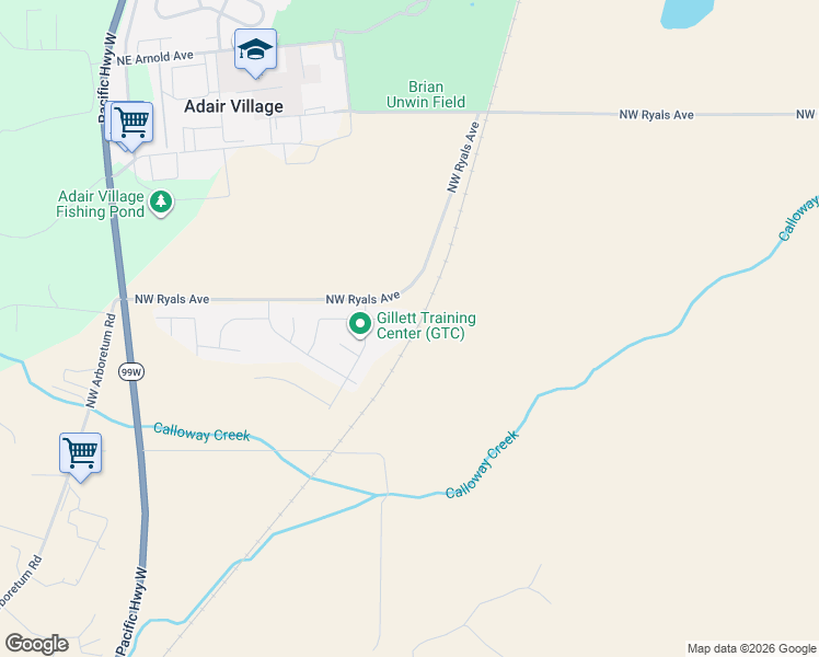 map of restaurants, bars, coffee shops, grocery stores, and more near 7323 Dot Street in Corvallis