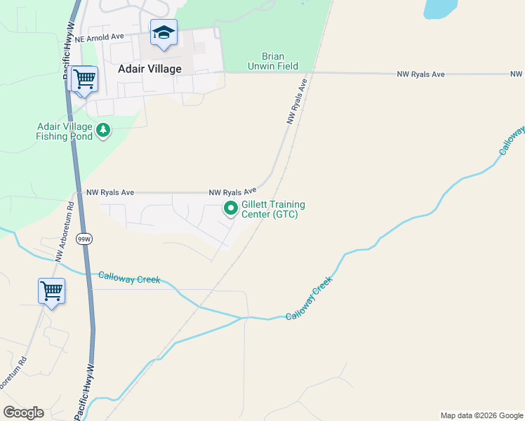 map of restaurants, bars, coffee shops, grocery stores, and more near 7323 Dot Street in Corvallis