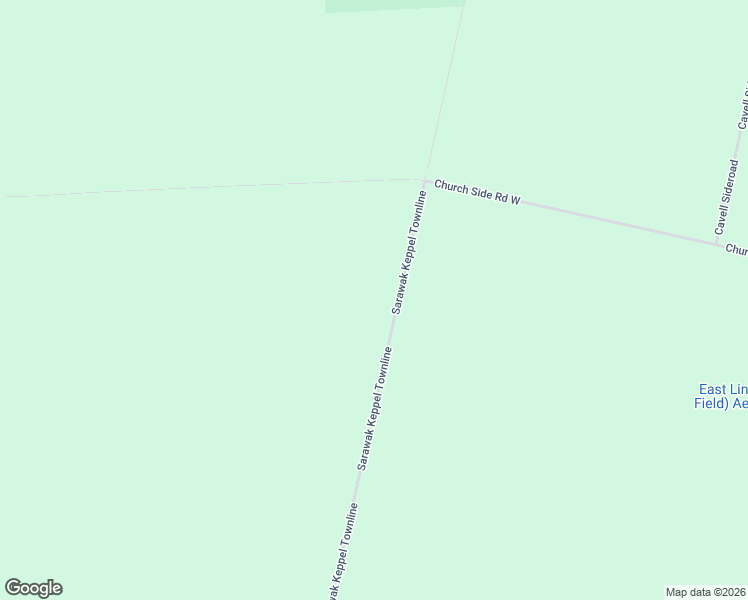 map of restaurants, bars, coffee shops, grocery stores, and more near 259106 Sarawak Keppel Townline in Georgian Bluffs