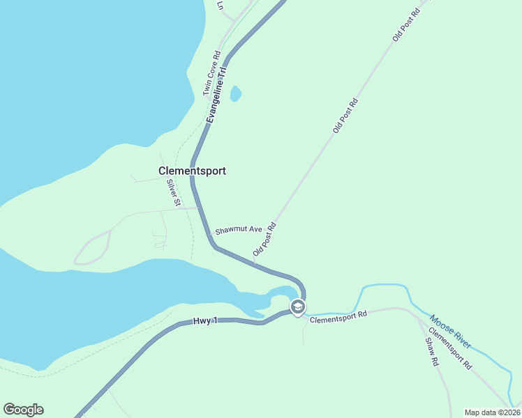 map of restaurants, bars, coffee shops, grocery stores, and more near 55 Old Post Road in Annapolis Royal