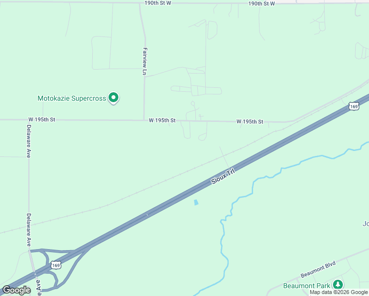 map of restaurants, bars, coffee shops, grocery stores, and more near 6851 West 195th Street in Jordan