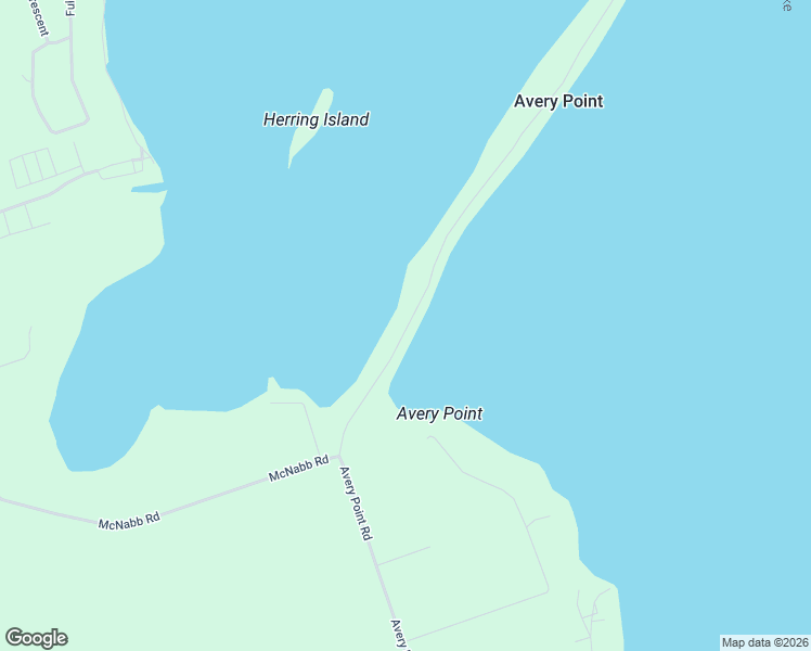 map of restaurants, bars, coffee shops, grocery stores, and more near Avery Point Road in Sebright