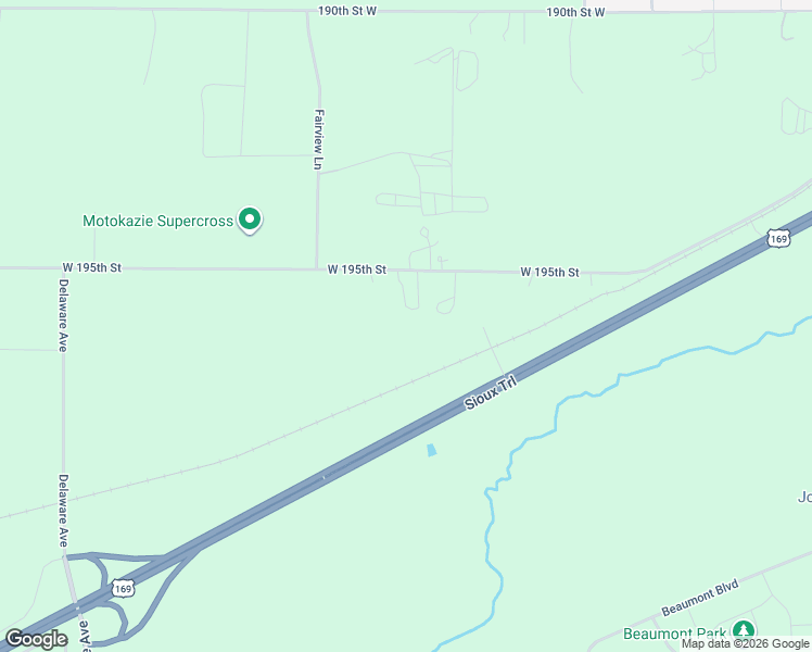 map of restaurants, bars, coffee shops, grocery stores, and more near 6851 West 195th Street in Jordan
