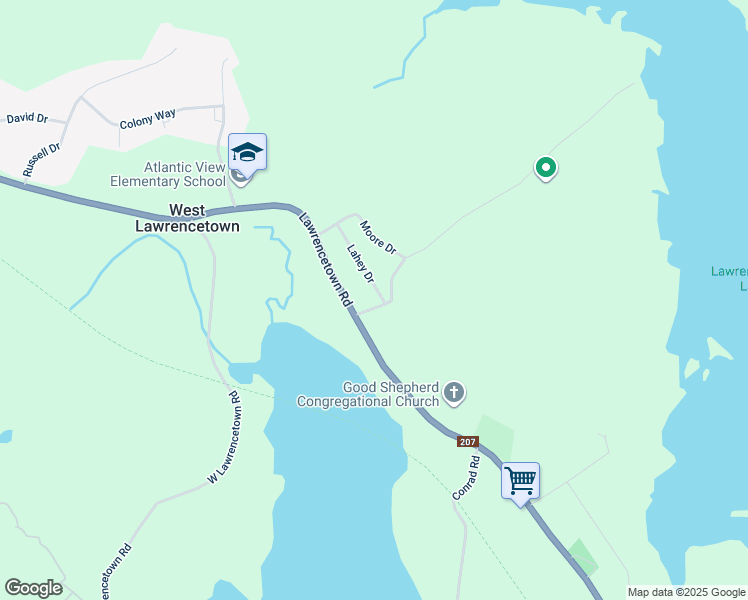 map of restaurants, bars, coffee shops, grocery stores, and more near 61 Lawrencetown Road in Lawrencetown