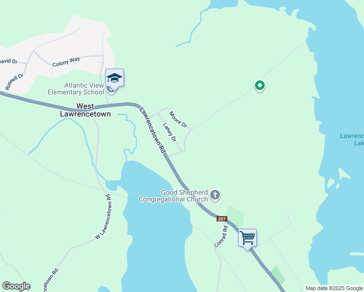 map of restaurants, bars, coffee shops, grocery stores, and more near 61 Lawrencetown Road in Lawrencetown
