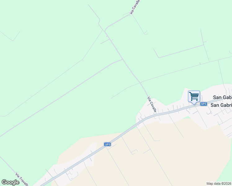 map of restaurants, bars, coffee shops, grocery stores, and more near 11 Via Cavalle in San Gabriele