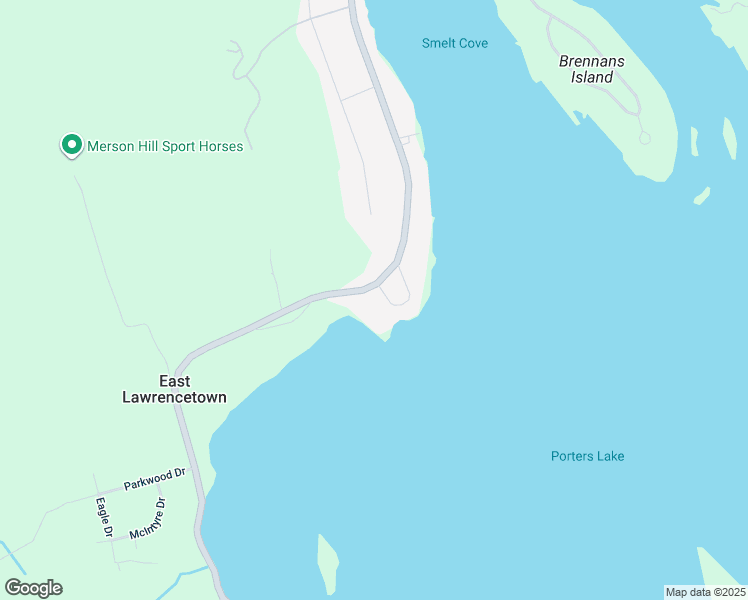 map of restaurants, bars, coffee shops, grocery stores, and more near 1870 Crowell Road in East Lawrencetown