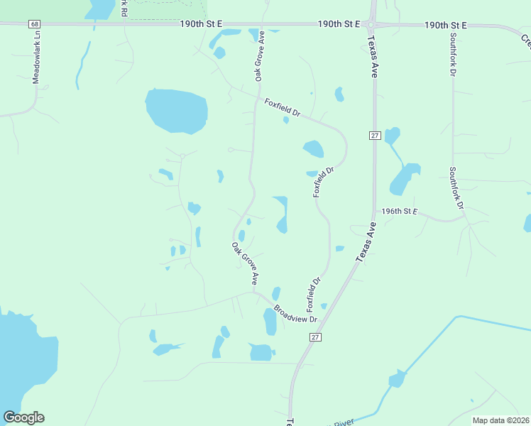 map of restaurants, bars, coffee shops, grocery stores, and more near 19555 Oak Grove Avenue in Prior Lake