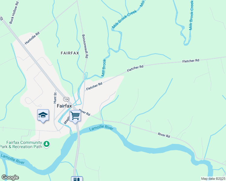map of restaurants, bars, coffee shops, grocery stores, and more near 68 Butler Road in Fairfax
