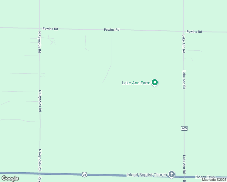 map of restaurants, bars, coffee shops, grocery stores, and more near 2697 Wild Coyote Drive in Interlochen