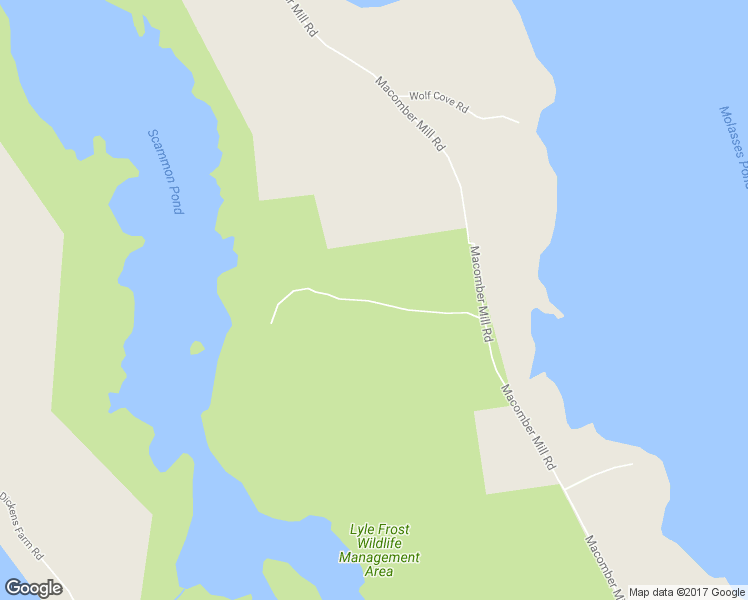 map of restaurants, bars, coffee shops, grocery stores, and more near Scammons Pond Narrows Road in Eastbrook