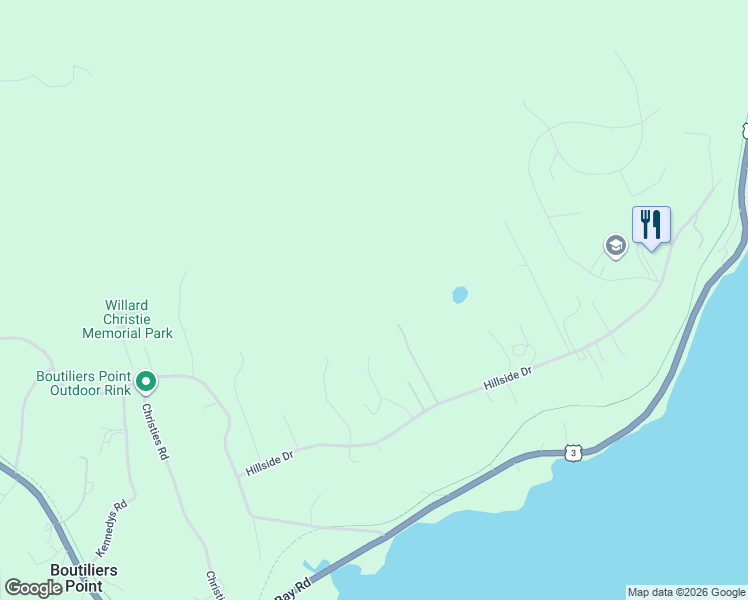 map of restaurants, bars, coffee shops, grocery stores, and more near 166 Hillside Drive in Halifax