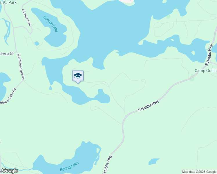 map of restaurants, bars, coffee shops, grocery stores, and more near Harolds Trail in Grand Traverse County