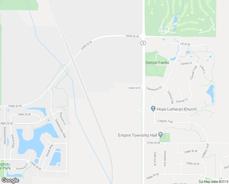 map of restaurants, bars, coffee shops, grocery stores, and more near 3680 194th Street West in Farmington