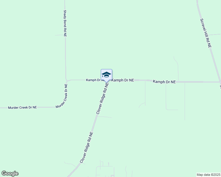 map of restaurants, bars, coffee shops, grocery stores, and more near 2953 Clover Ridge Road Northeast in Albany