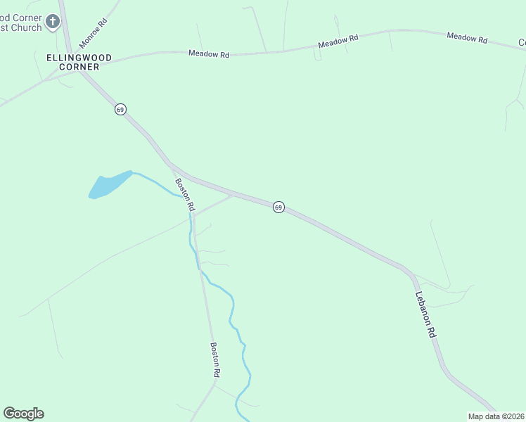 map of restaurants, bars, coffee shops, grocery stores, and more near 709 Lebanon Road in Winterport