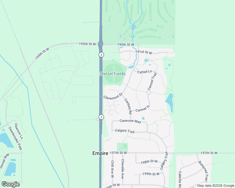 map of restaurants, bars, coffee shops, grocery stores, and more near 19632 Claremont Circle in Dakota County