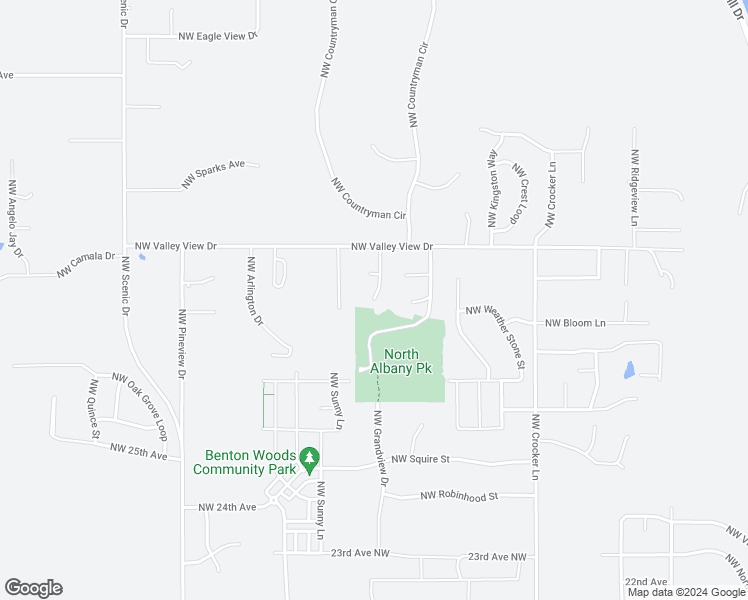 map of restaurants, bars, coffee shops, grocery stores, and more near 2700 Northwest Miller Lane in Albany