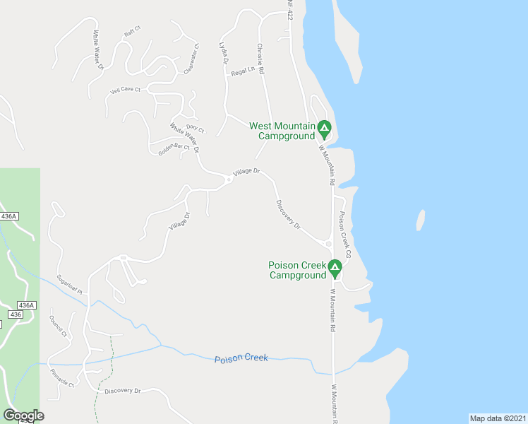 map of restaurants, bars, coffee shops, grocery stores, and more near 237 Village Drive in Donnelly