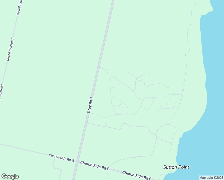 map of restaurants, bars, coffee shops, grocery stores, and more near Snowberry Lane in Owen Sound