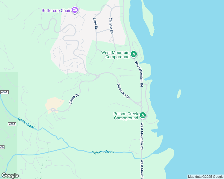 map of restaurants, bars, coffee shops, grocery stores, and more near 237 Village Drive in Donnelly