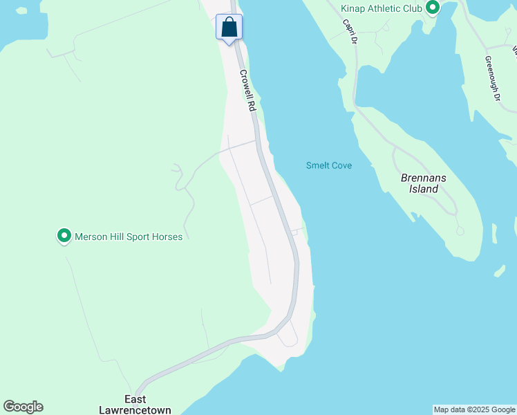 map of restaurants, bars, coffee shops, grocery stores, and more near 4 Melinda Avenue in East Lawrencetown